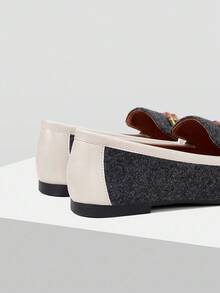 MOTF PREMIUM ZAPATOS PLANOS CUADRADOS CÓMODOS Y CASUALES PARA MUJER - Gris Oscuro - Ver 8