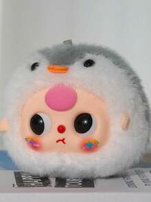 1PC Plush Toy Keychain Not Plush Filled Cartoon Bag Charm Hanging Ornament Cute Stuffed Animal Decor For Backpack Purse Travel Gift - Multicolor - View 7