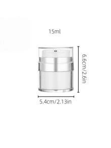 15ml/30ml/50ml/100ml 真空泵瓶、真空面霜罐、可再填充保湿霜分配器、按压式泵瓶，适用于乳液、精华液、化妆品、旅行和浴室存储”