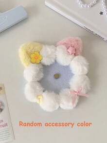 Zazumi Soporte decorativo para exhibir alfileres de esmalte, inspirado en anime, con diseño de oreja de gato de dibujos animados de 58 mm, para fans de K-pop y anime - Multicolor - Ver 6