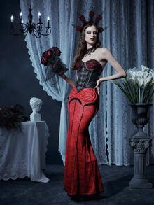 Glisette Waist Shaping Lace Bandeau - Black - View 1