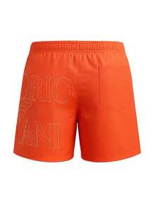 Emporio Armani Men's SwimShorts Orange - Orange - Voir 5