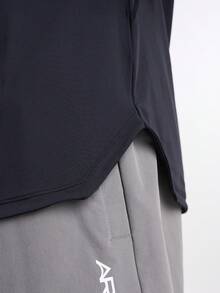 Áo ba lỗ cổ tròn thường ngày đa năng cho nam - màu đen - Xem 4