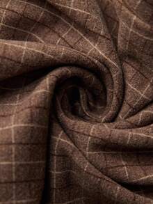 Zelara Plus Size Women Retro Plaid Casual Commuter Pants Plaid Pants Paper Bag Pants Brown Pants For Women Checkered Pants Cropped Plaid Pants Brown Pants All Clothes For Women Winter Clothes For Women Brown Pants Women's Winter Clothes Fall Clothes For Women Thanksgiving Outfit For Women Casual Dresses For Women Cropped Pants