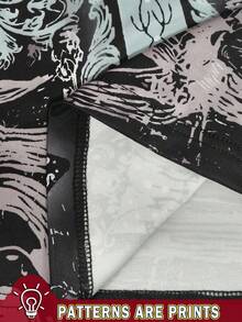 SHEIN Camiseta de manga larga con estampado gráfico vintage para mujer, camiseta casual slim con estampado de alas cruzadas, camiseta estilo grunge retro estético punk, regalo para hermanas, regalo festivo, festival de música, moda, elementos populares