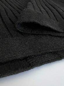 SHEIN Elenzya Plus Size Elegant Commuter Color Block Collar Button Front Knit Dress