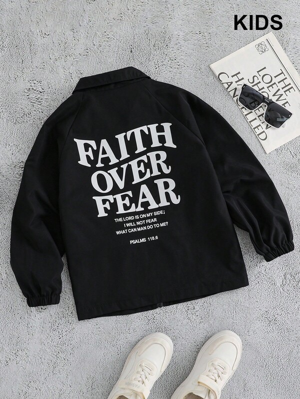 PAVTROS 1pc Boys' Casual Letter Graphic Print Hoodie With Anti-Bounce Design, Suitable For Leisure, Cool, Commuting And Sports Wear Fall Winter