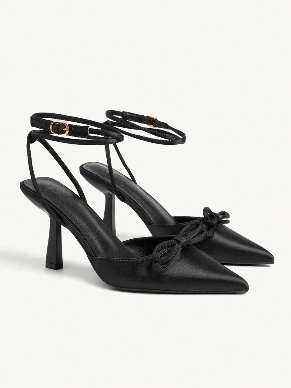 CUCCOO CHICEST Women's Fashion Pearl Bow Decor Comfortable Versatile High Heel Pumps