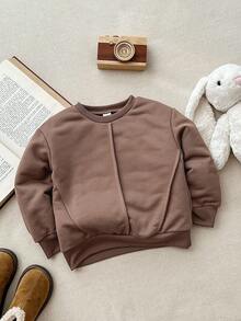 Blossori Zestaw dla chłopców: bluza z okrągłym dekoltem i spodnie dresowe w jednolitym kolorze