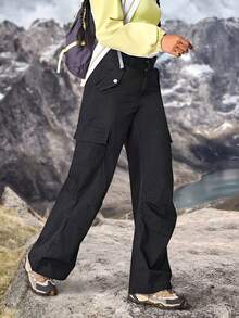 Damskie jeansy outdoorowe do wędrówek Ochrona przed słońcem Lekkie, szybkoschnące stroje turystyczne dla kobiet Damskie spodnie trekkingowe Spodnie outdoorowe dla kobiet Stroje kempingowe Damskie lekkie spodnie Spodnie trekkingowe damskie - Czarne - Zobacz 5