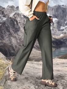 Women Outdoor Pants For Hiking Sun Protection Lightweight Quick Dry Hiking Women Hiking Pants Outdoor Pants For Women Camping Lightweight Pants Hiking Pants Women - Army Green - View 5