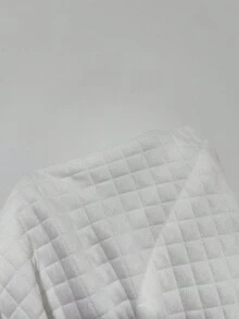 Franclia New Slim Fit Button-Up Padded Coat For Women, Lightweight, Autumn/Winter - White - View 5