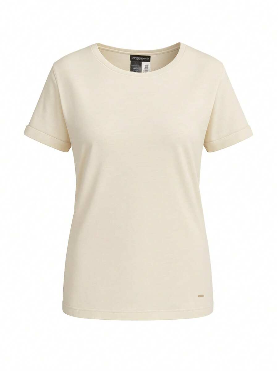 Emporio Armani Women's T-Shirts Beige - Beige - View 1