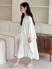 Dazy Kids 青少年女孩休闲家居服睡衣，秋季 - 白色 - 查看 4