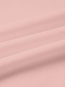 SHEIN LUNE 浪漫巴黎透气正面数码印花休闲舒适百搭长袖T恤女款春夏 - 淺粉色 - 查看 4