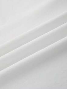 Manfinity Joysei 时尚休闲年轻布鲁克林纽约字母撞色印花修身圆领短袖T恤，男士款，适合约会、聚会、日常穿着，情侣装和家庭装皆宜，送给男友的绝佳礼物。纽约T恤，布鲁克林衬衫 - 白色 - 查看 5