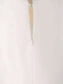 Franclia 2-In-1 Shirt Dress With Pleated Design And Front Opening - Beige - View 6