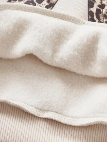 Maija Kids Maija Kids 2件套少女圆领图案卫衣和裤子套装 - 卡其色 - 查看 7