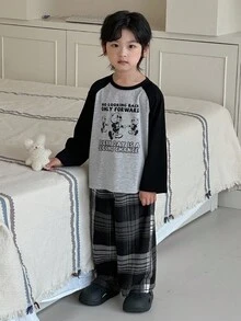 Dazy Kids Toddler Boys' Casual Home Clothes, Fall - Grey - View 3