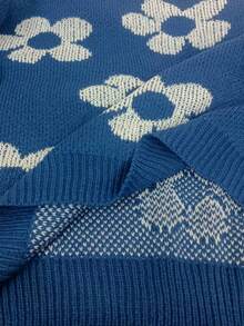 EMERY ROSE 休闲百搭圆领宽松女式套头毛衣 - Iron Gray - 查看 7