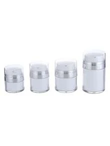 15ml/30ml/50ml/100ml 真空泵瓶、真空面霜罐、可再填充保湿霜分配器、按压式泵瓶，适用于乳液、精华液、化妆品、旅行和浴室存储”