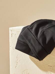 Manfinity VCAY Men Letter Graphic Pocket Hoodie, For Fall Winter - Black - View 4