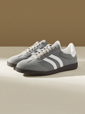 CUCCOO EASI Zapatillas planas casuales de color contrastante para uso diario de mujer