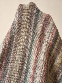 Bohemela Women's Casual Loose Fit Dropped Shoulder Striped Sweater, Autumn/Winter,Cozy Fall And Winter Clothes For Women - Multicolor - View 8