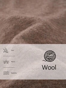 SHEIN X Jwoww Aalyst 女士新款纯色优雅高端小众日常百搭宽松针织毛衣+长裙套装，秋冬 - 咖啡棕 - 查看 7