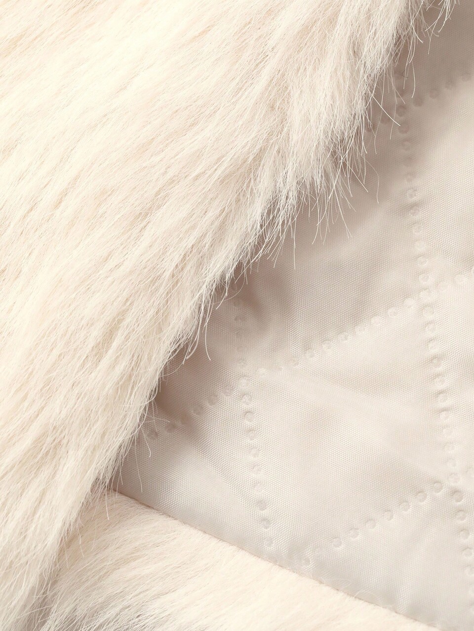 Young Girl Fluffy Vest Jacket Fall, Winter
