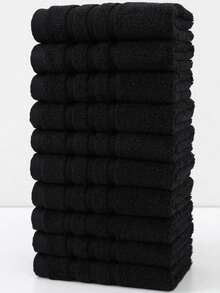 SHEIN 1/10pcs Thick, Absorbent, And Lint-Free Hand/Face Towels, 500GSM, Ideal For Bathroom Use, Adults, Salons, Hotels, Gyms, Spas Home Bathroom Decor Fall Decor Back To School Dish Cloths Kitchen Towel