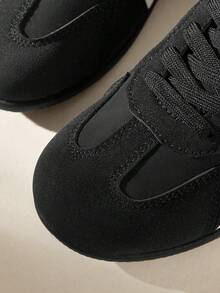 CUCCOO EASI CUCCOO 休闲舒适系带女士时尚运动鞋 - 黑與白 - 查看 4