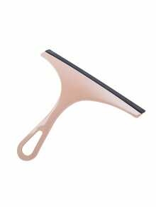 1pc Soft Rubber Glass Squeegee, Window, Bathroom Floor Tile Glass Cleaning Tool Home Bathroom Decor Summer Back To School