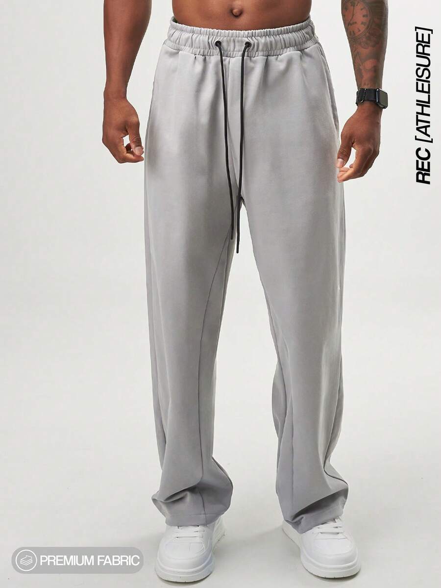 ARC Activewear Jogger Pants Trousers Performance Bottoms Gym Workout Fitness Running Leisure Wear - Grey - View 1