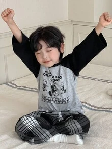 Dazy Kids Toddler Boys' Casual Home Clothes, Fall - Grey - View 6