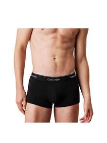 Calvin Klein 3 Packs Men's Boxer Briefs With Minimalist Comfortable Waistband - Black - View 2