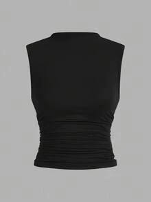 Auralis 3pcs/Set Women Plus Size Sleeveless Fitted Basic Tank Tops Spring To Summer - Multicolor - View 7