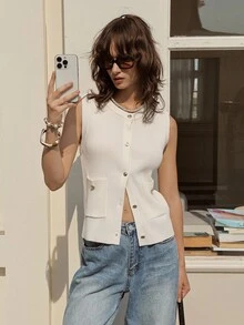 Women Tops - White - View 7