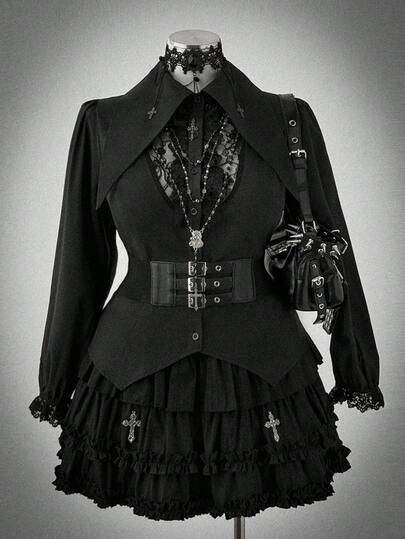 Sweetra 万圣节大码衬衫