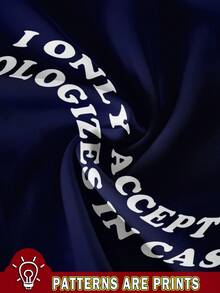 Attitoon 女士拼色英式图案休闲性感吊带背心，适合夏季 - 藏蓝色 - 查看 3