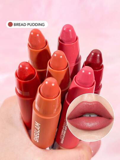 SHEGLAM Just Kissed 唇膏蠟筆麵包布丁奶油霧面滑口唇膏高色素潤唇膏唇妝唇膏 品牌 美容 化妝 化妝品 適合女性與女孩 完美搭配夏季春季 Y2K 時尚 流行 生日 母親節禮物 假期 派對準備就緒 最佳顏色