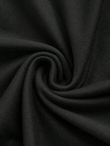 SHEIN EZwear Bộ 3 áo thun ôm sát cổ cao tay dài màu đen, kaki, trắng dành cho nữ, phù hợp cho mùa thu/đông - Nhiều màu - Xem 3
