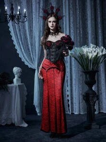 Glisette Waist Shaping Lace Bandeau - Black - View 3