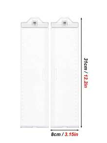 1pc Clear Acrylic Message Board, Left/Right Side Adhesive-Free Multipurpose Clip Design For Sticky Notes, Handwritten Memo, Phone/Computer Screen Display, Suitable For Back To School, Students, Business Office - Multicolor - View 2