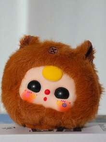 1PC Plush Toy Keychain Not Plush Filled Cartoon Bag Charm Hanging Ornament Cute Stuffed Animal Decor For Backpack Purse Travel Gift - Multicolor - View 8