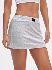 Eassivo Eassivo Women Grey Colour Athletic Skirts,Gym Skirt,Women Athletic Skirts - Grey - View 4
