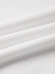 EMERY ROSE 女士圆领长袖休闲T恤，印有“2025少女之旅”图案，是送给女孩的周末礼物 - 白色 - 查看 4