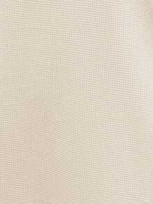 EMERY ROSE Plus Size Casual Solid Color Crew Neck Sweatshirt/ Winter - White - View 7