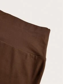 SHEIN EZwear 2入組女式短款緊身休閒短褲，適合夏季穿著