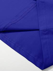 Manfinity EMRG Plus Size Men's Casual Fashionable Street Slogan Print Loose Fit T-Shirt, Summer